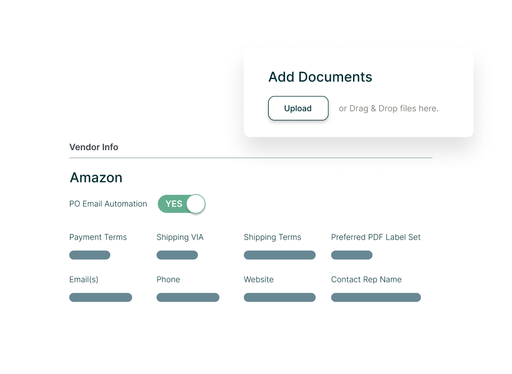 Vendor Management System's Features Illustration: Vendor Management System's Features