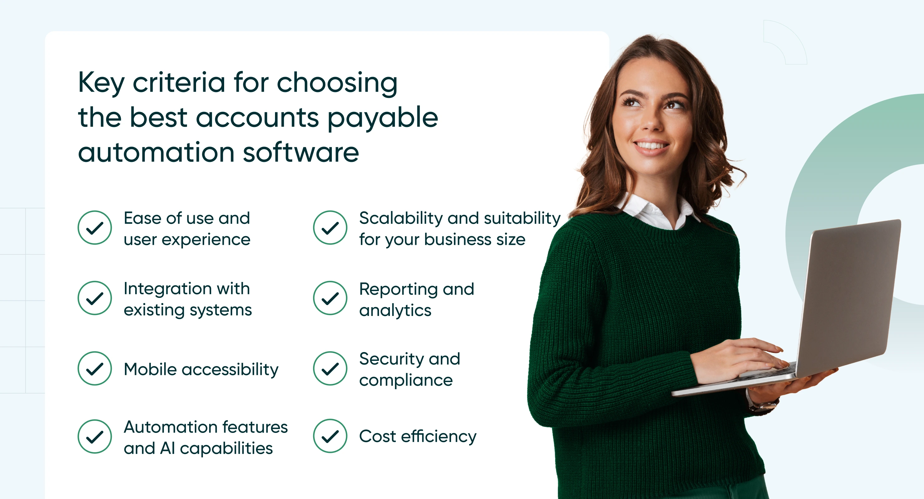Best Accounts Payable Automation Software Criteria