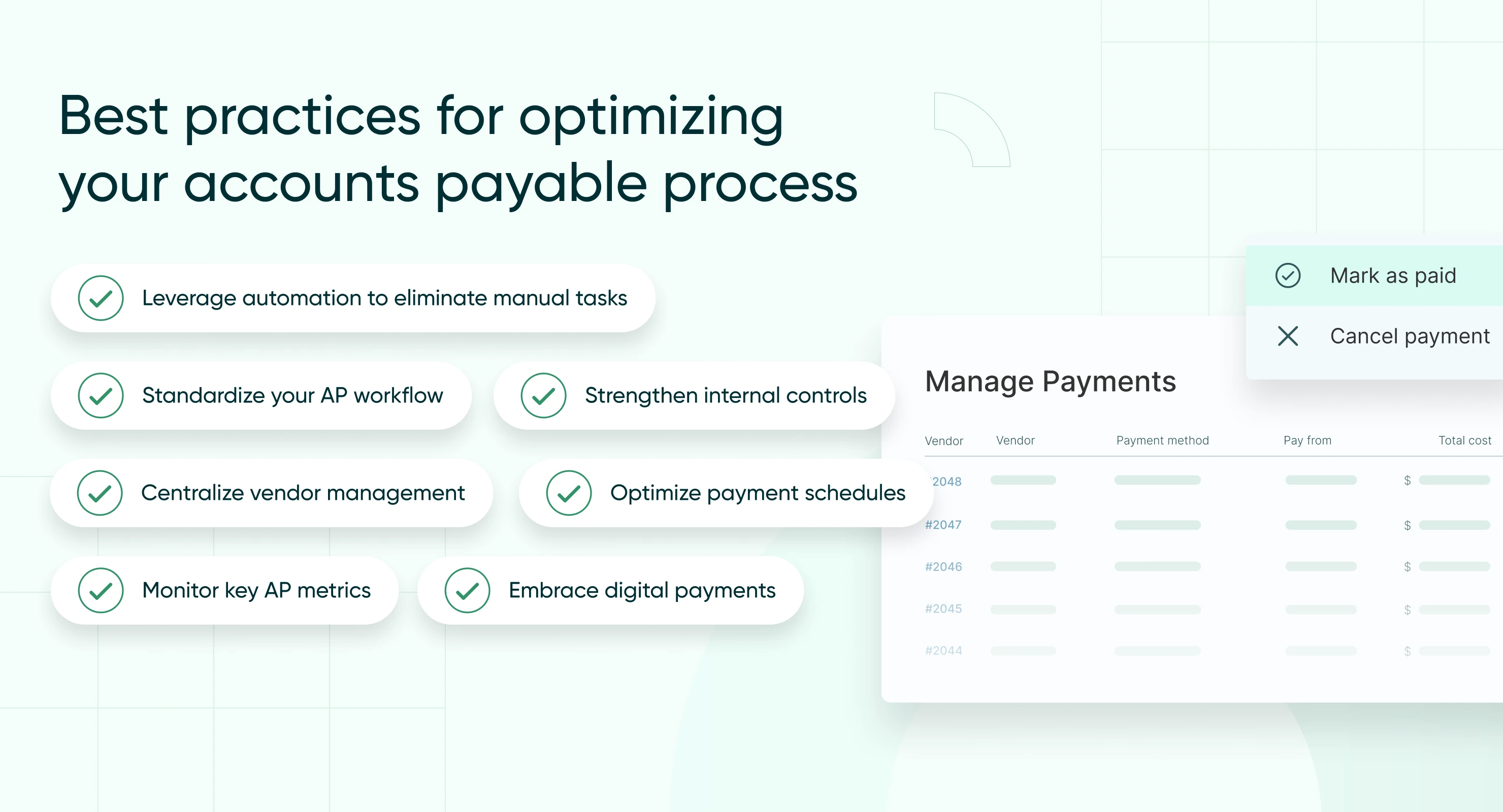 Best practices for optimizing your accounts payable process