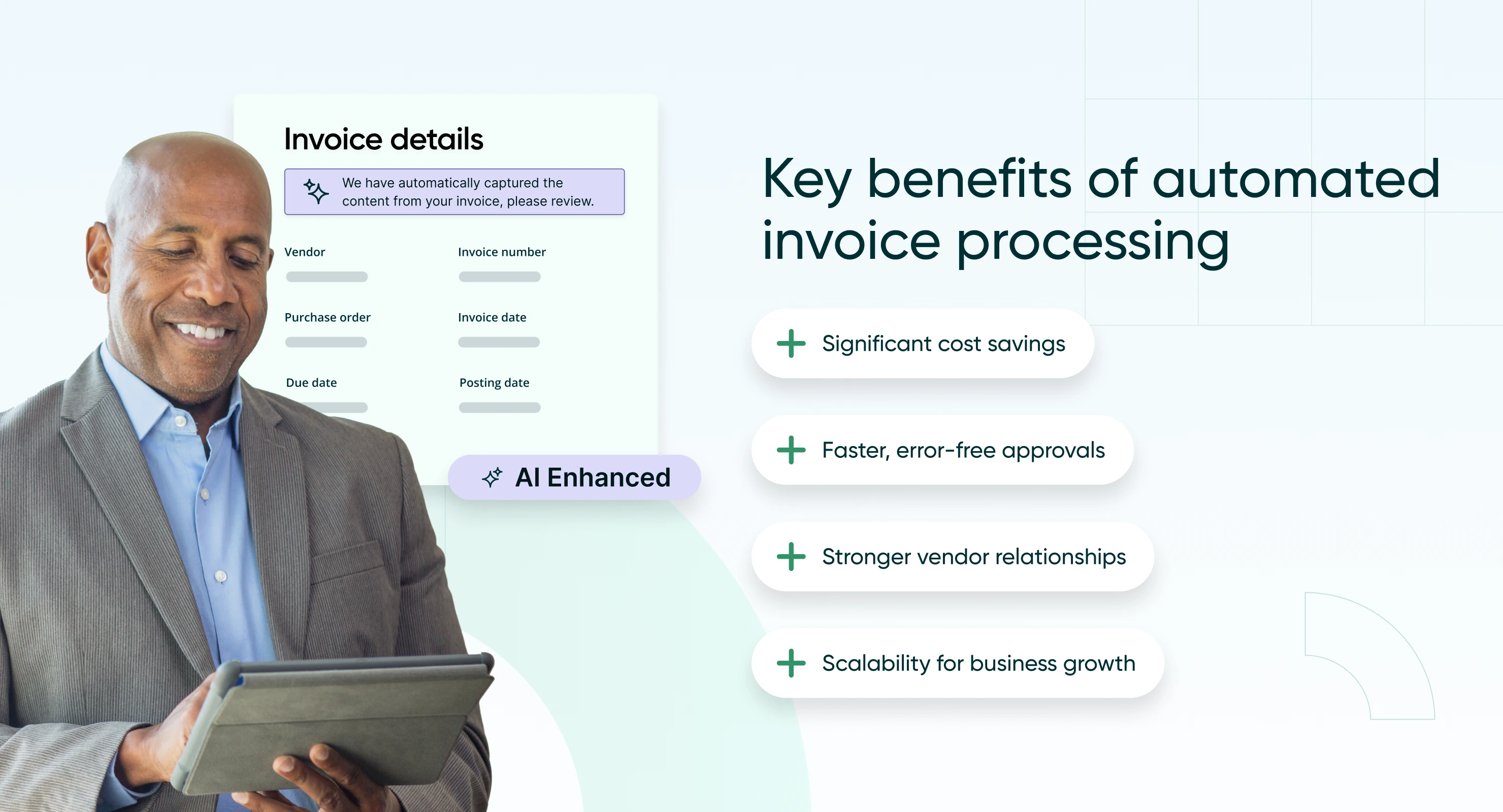 Key benefits of automated invoice processing
