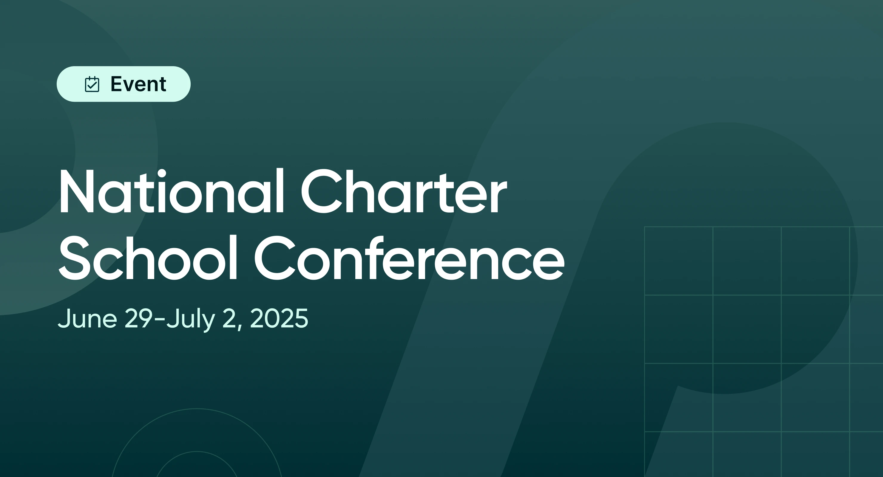 National Charter School Conference 1 National Charter School Conference