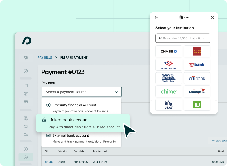Direct Debit for Bill Pay Direct Debit for Bill Pay | Procurify