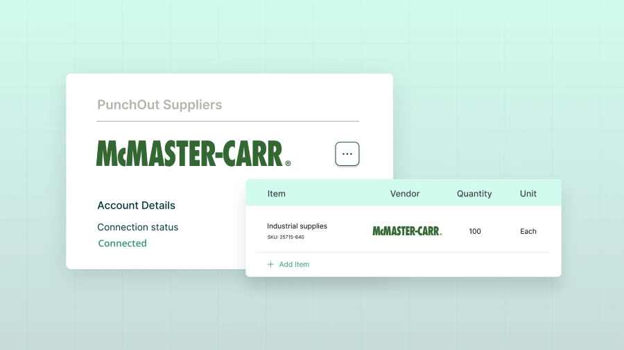 Simplify purchasing with the McMaster-Carr PunchOut