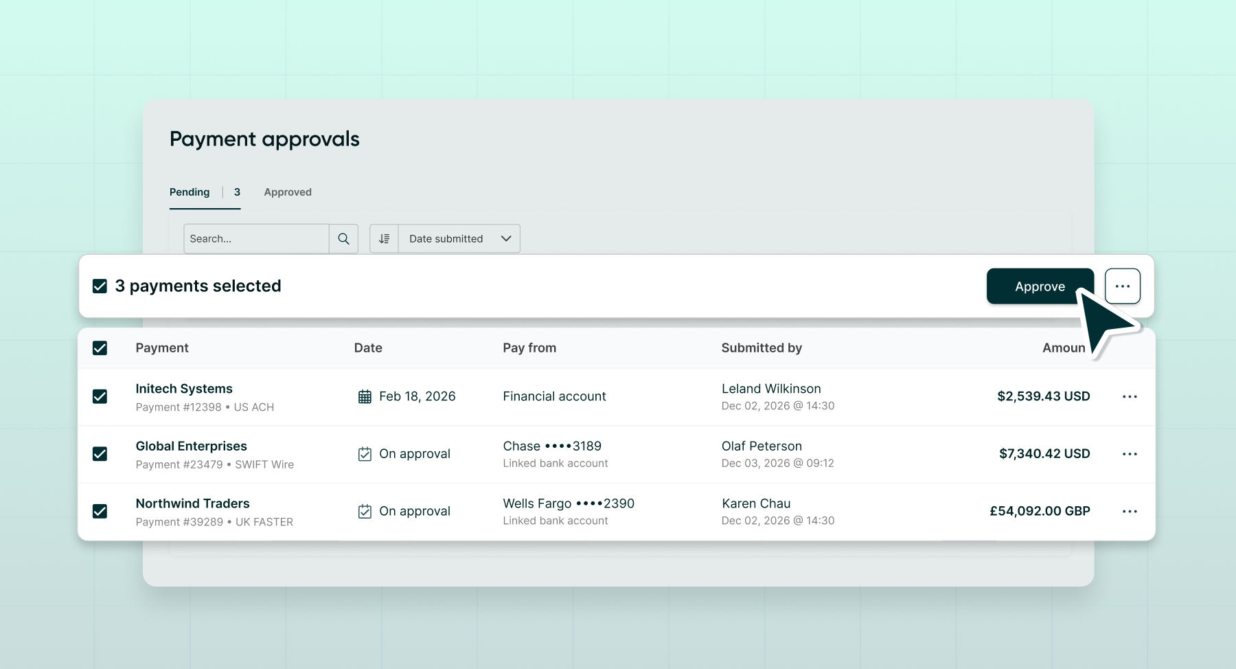 Bulk Payment Approval
